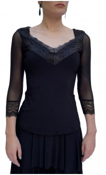 Blusa Anna com Renda