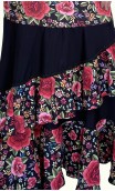 Augusta Floral Flamenco Dress w/ Ruffles