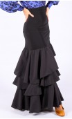 Paula Flamenco Skirt 3 Ruffles