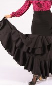 Paula Flamenco Skirt 3 Ruffles