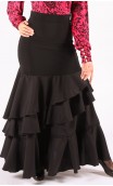 Paula Flamenco Skirt 3 Ruffles