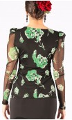 Blusa Consuelo Tule Estampado