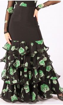 Consuelo Flamenco Skirt 4 Tulle Ruffles