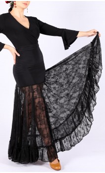 Falda de flamenco profesional モデルアレグリアス lunares