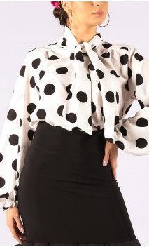 Camisa-Colant Crepe Bolas