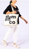 Cotton Eco-Bag w/"Flamenco" Print