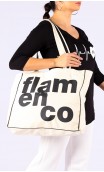 Cotton Eco-Bag w/"Flamenco" Print