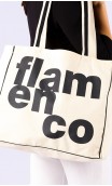 Cotton Eco-Bag w/"Flamenco" Print