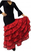 Córdoba 6 Lace Ruffles Long-Skirt