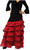 Córdoba 6 Lace Ruffles Long-Skirt