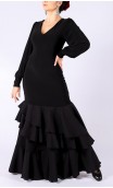 Gal Flamenco Dress w/ Ruffles