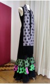 Flamenco Dress w/Colorful Ruffles & Scarf