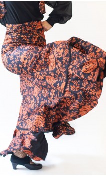 Patricia Floral Flamenco Skirt