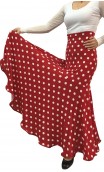 Polka Dots Marian Godet Long-Skirt