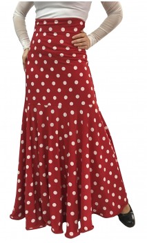 Polka Dots Marian Godet Flamenco Skirt