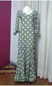 Polka Dots Godet Flamenco Dress
