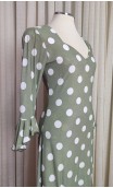 Polka Dots Godet Flamenco Dress