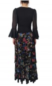 Simone Flamenco Skirt 7 Tulle Ruffles