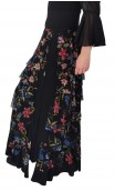 Saia Flamenca Simone 7 Babados de Tule