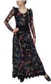 Consuelo Printed Tulle Blouse