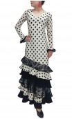 Vestido Flamenco Vera 6 Volantes c/ Pañuelo