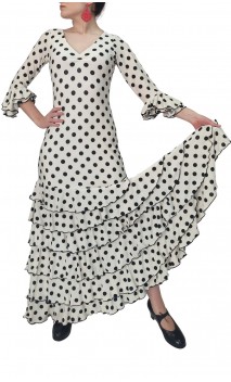 Vestido Flamenco Camilla 6 Volantes