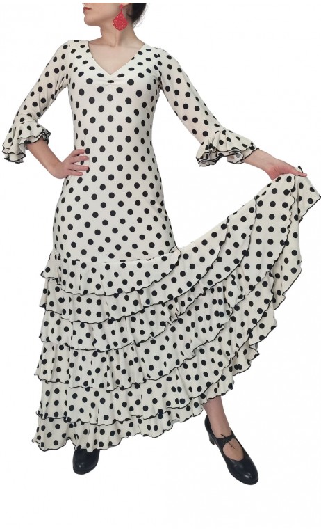 Vestido Flamenco Camilla 6 Volantes