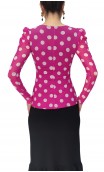 Consuelo Printed Tulle Blouse