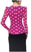 Consuelo Printed Tulle Blouse