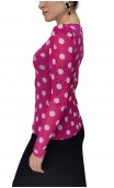 Consuelo Printed Tulle Blouse