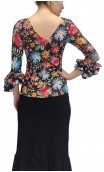 Lucy Printed Top 3/4 sleeves