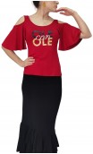 Blusa Ole con Ole Manga Fluida