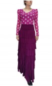 Saia Flamenca Simone 7 Babados