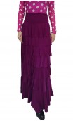 Saia Flamenca Simone 7 Babados