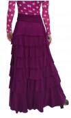 Saia Flamenca Simone 7 Babados