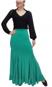 Falda Flamenca Luiza Extra Godet