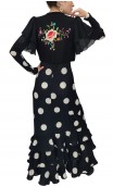 Black Vest with Embroidery