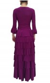 Conjunto de Falda y Blusa Morada