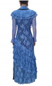 Lace Long-Dress w/Scarf