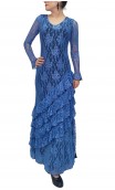 Lace Long-Dress w/Scarf