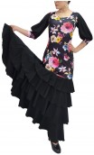 Vestido Flamenco Raquel Floral