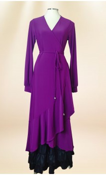 Plain Violet Overdress