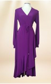 Plain Violet Overdress