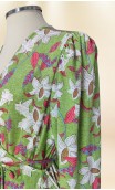 Sobrevestido Verde Floral