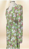 Floral Green Overdress