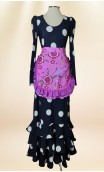 Light Purple Floral Apron & Scarf Set