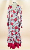 Floral Print Overdress
