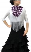 Maura Printed Shawl w/11,8'' fringe