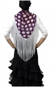 Maura Printed Shawl w/11,8'' fringe