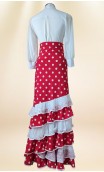 Falda Flamenca con Lunares 6 Volantes